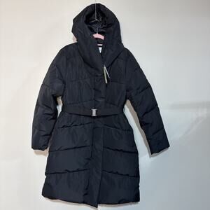 Rebecca Minkoff Belted Quilted Longline Puffer Jacket Size M Nwt